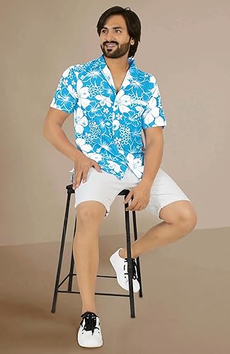 Men's Hawaiian Shirts, Short Sleeve Button Down Shirt, Men's Floral Shirt, Men's Casual Shirts, Boho Holiday Shirts, Funny